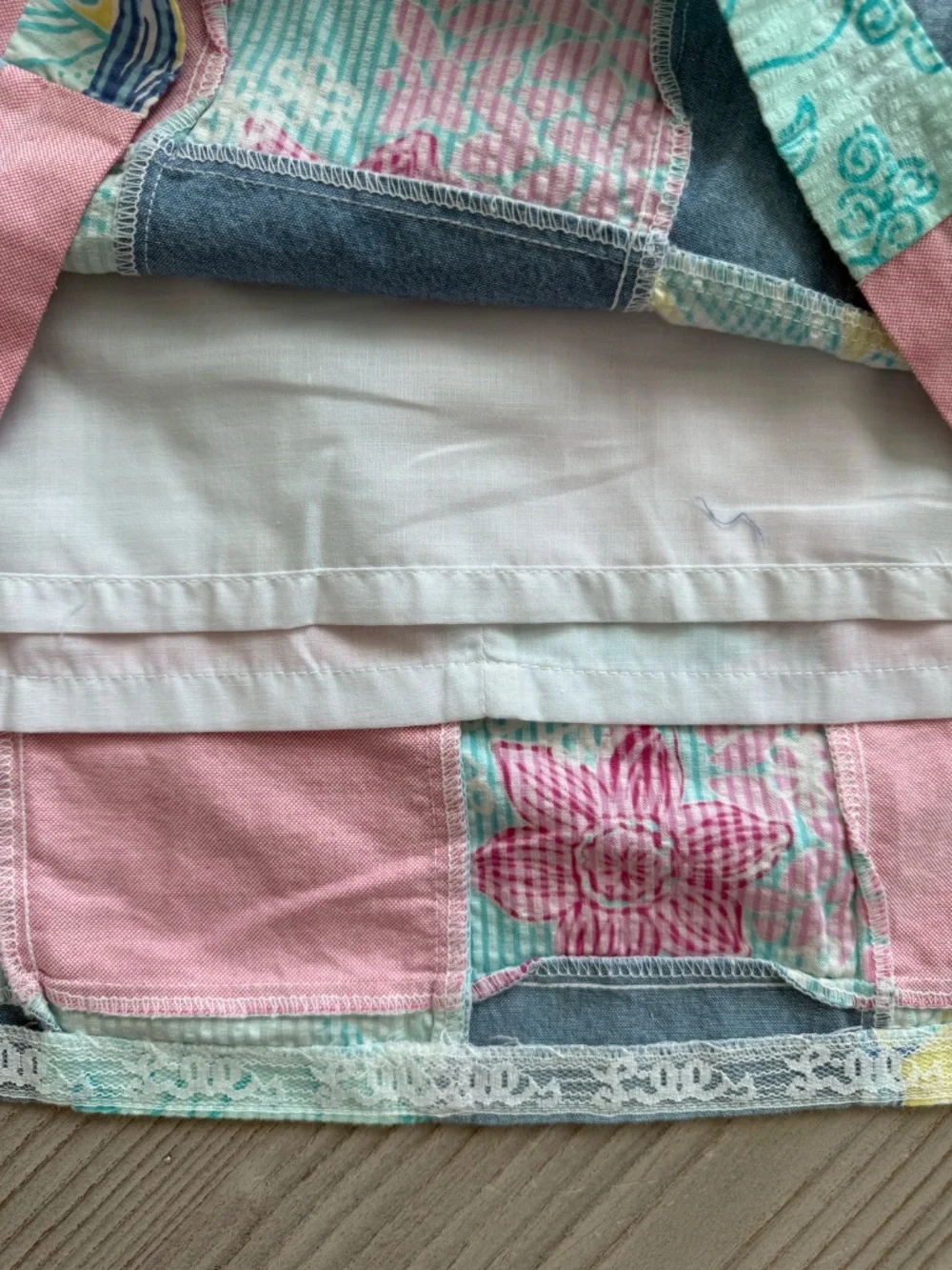 Lilly Pulitzer Vintage Patchwork Dress Girls 12